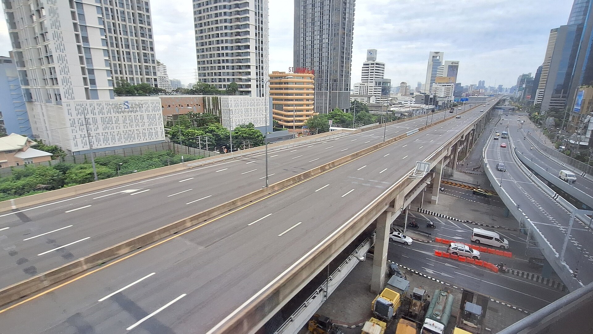 Office towers near Don Mueang, Bangkok